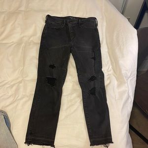 abercrombie womens jeans - high rise ankle - size 6 short